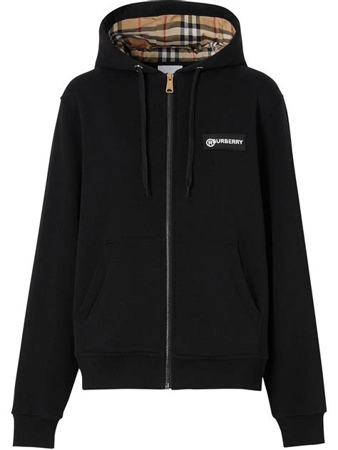 burberry coat with zipper|Burberry zipped hoodie.